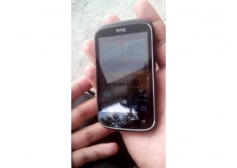 Celular android htc dessire c one beats con cargador y audifonos original movistar