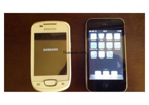 Iphone 3gs y samsung galaxy mini