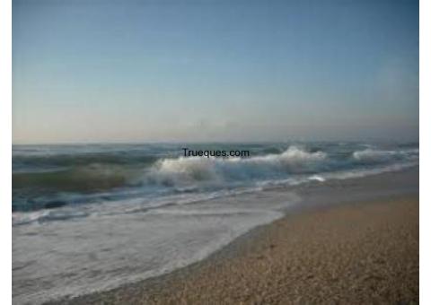 Terreno en la playa x camioneta pasajeros