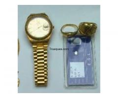 Reloj omega de oro + diamante - 1/1