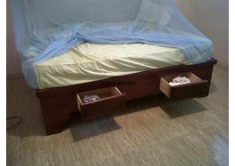 Cama king size completa