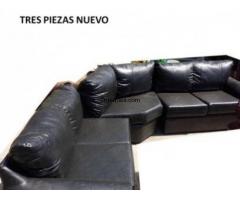 Sillon tres cuerpos cuerina muy bueno nuevo - 1/1