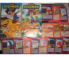 Digimon , cards pack coca cola , vhss videos 6 capitulos - 1/1