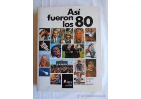 Libro asi fueron los 80