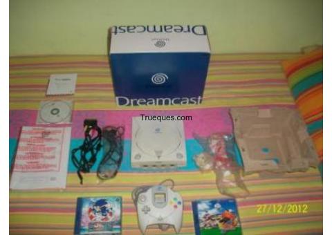 Dreamcast con 2 juegos originales