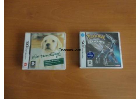 Juegos ds: nintendogs labrador y pokémon diamante