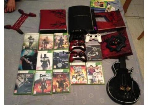 Lote de consolas play y xbox360