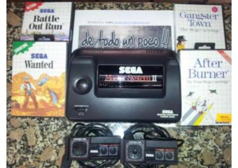 Master system + 4 juegos + 2 mandos