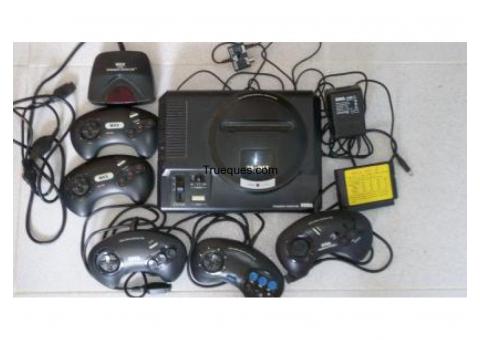 Megadrive con accesorios