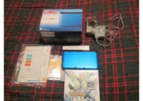 Nintendo 3ds xl mas el juego pokemon x