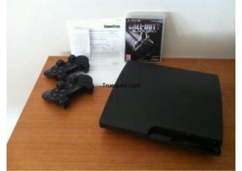 Play station 3 + 2 mandos + cod black ops ii