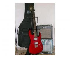 Equipo completo de guitarra electrica con amplificador y accesorios - 1/1