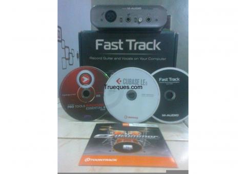 Interface m audio fast track usb + obcequios