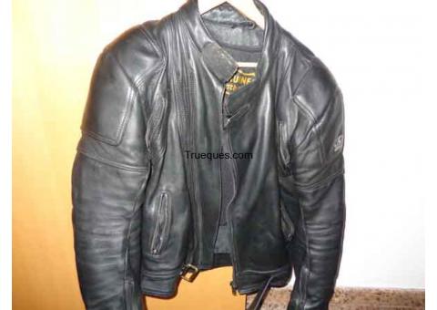 Chaqueta moto hombre