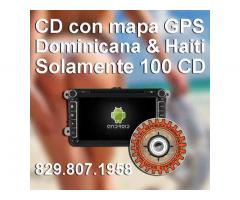 Gps para el radio del vehiculo. gps mapa dominicano & haiti en cd by solcity - 1/1