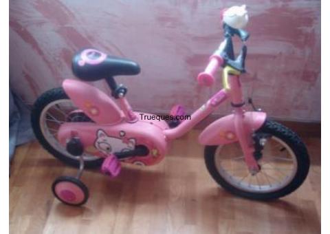 Bicicleta para niña nueva