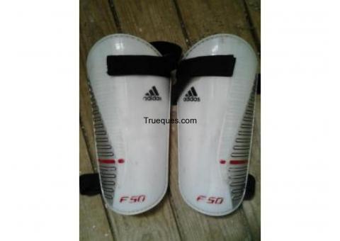 Cambio espinilleras adidas f-50 (talla adulto)