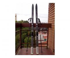 Skies rossignol de 1,90 con bastones y botas impecables!! - 1/1