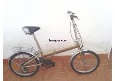 Trueque.cambio bicicleta plegable