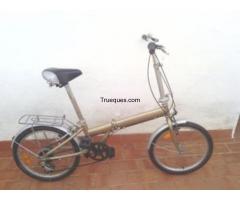 Trueque.cambio bicicleta plegable - 1/1