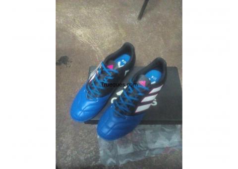 Zapatillas adidas ace 17.4 azul/negro