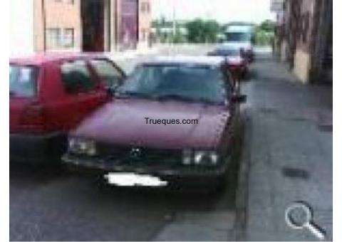 Cambio coche volkswagen passat cl 1986 un clasico y una furgoneta mercedes 120 por remolque cerrado 