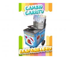 Carrito termico raspadillero de acero - 1/1