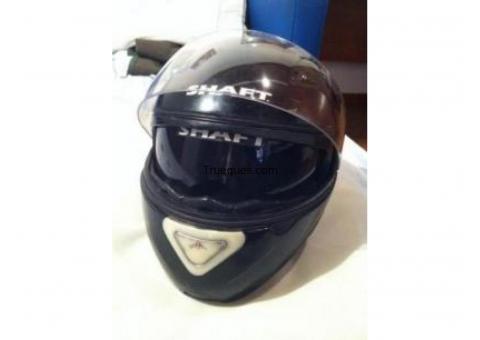 Casco articulado con doble visor (visera y lentes) marca shaft talla ""l""