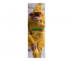 Conjunto impermeable chaqueta pantalon amarillo - 1/1