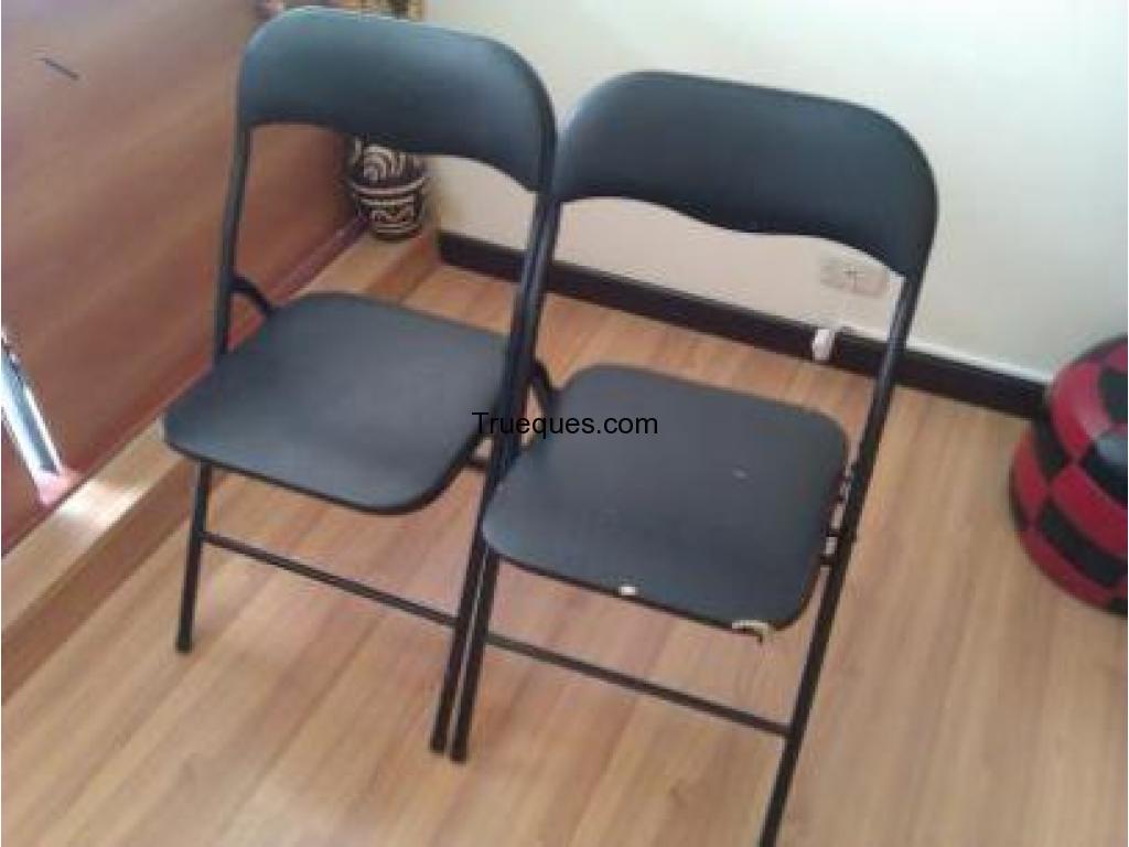 2 sillas pleglables