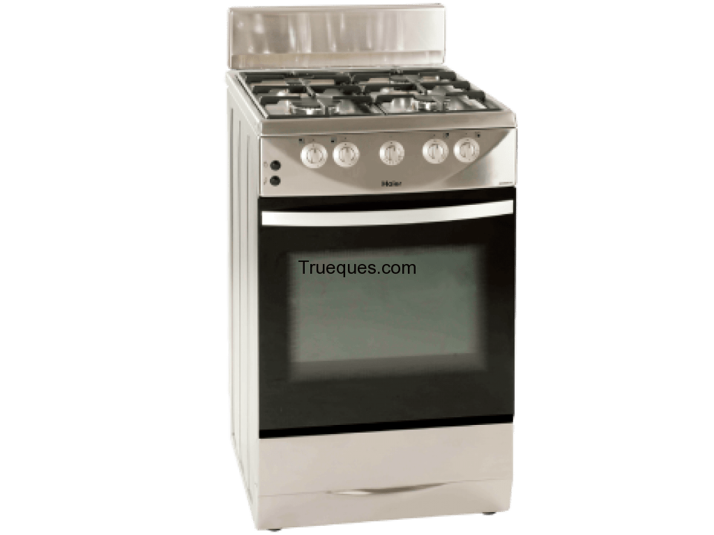 Cocina a gas de acero inoxidable nueva