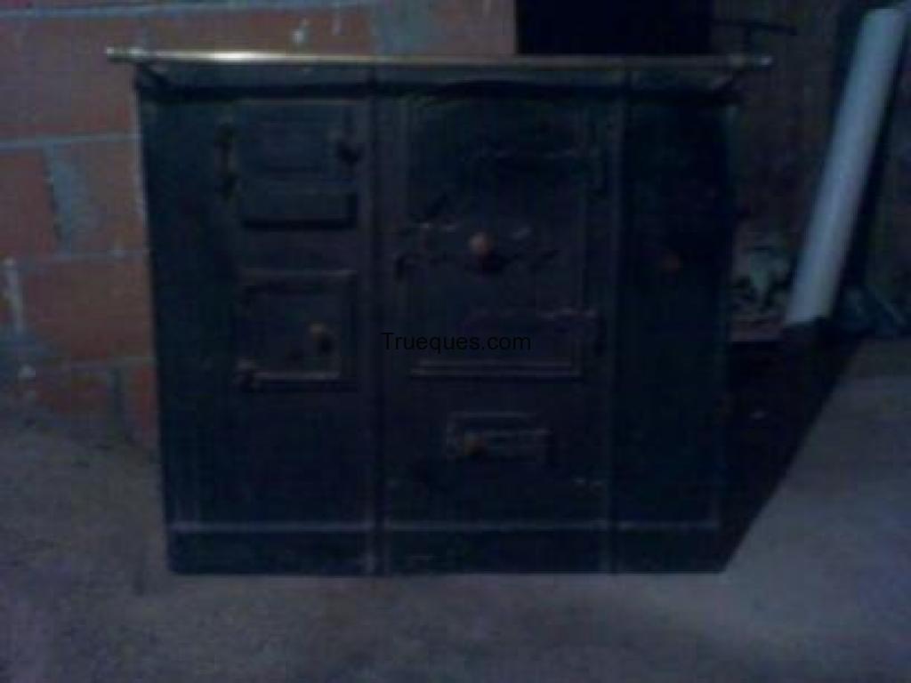 Cocina antigua de hierro fundido numero 7