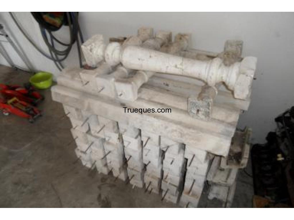 Columnas de yeso para trueque