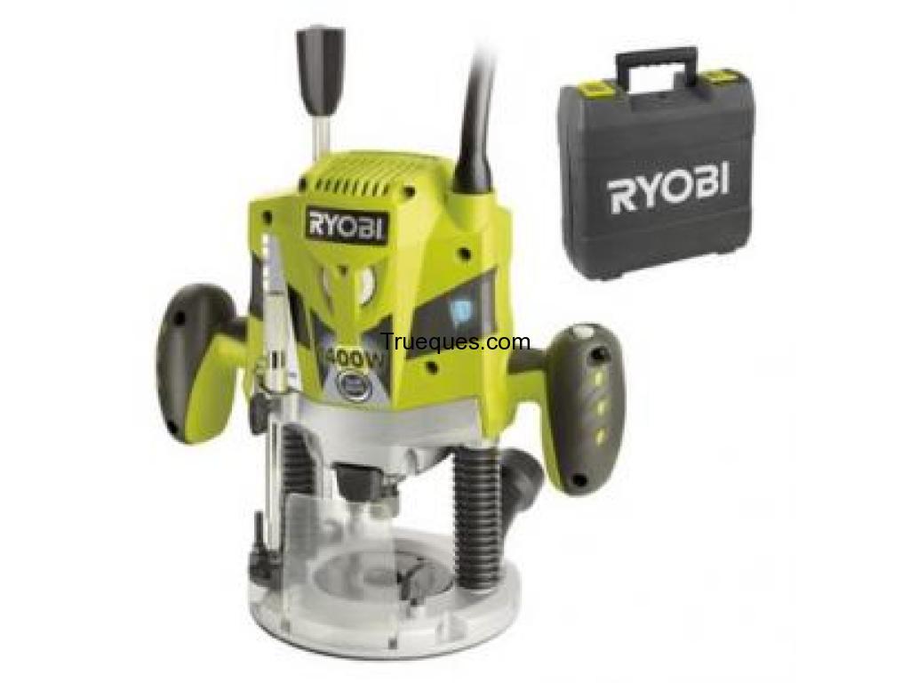 Fresadora ryobi ert 1400 por bidones