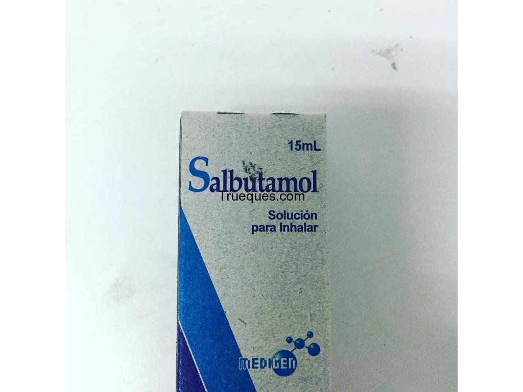 Salbutamol solucion para inhalar y azitromicina