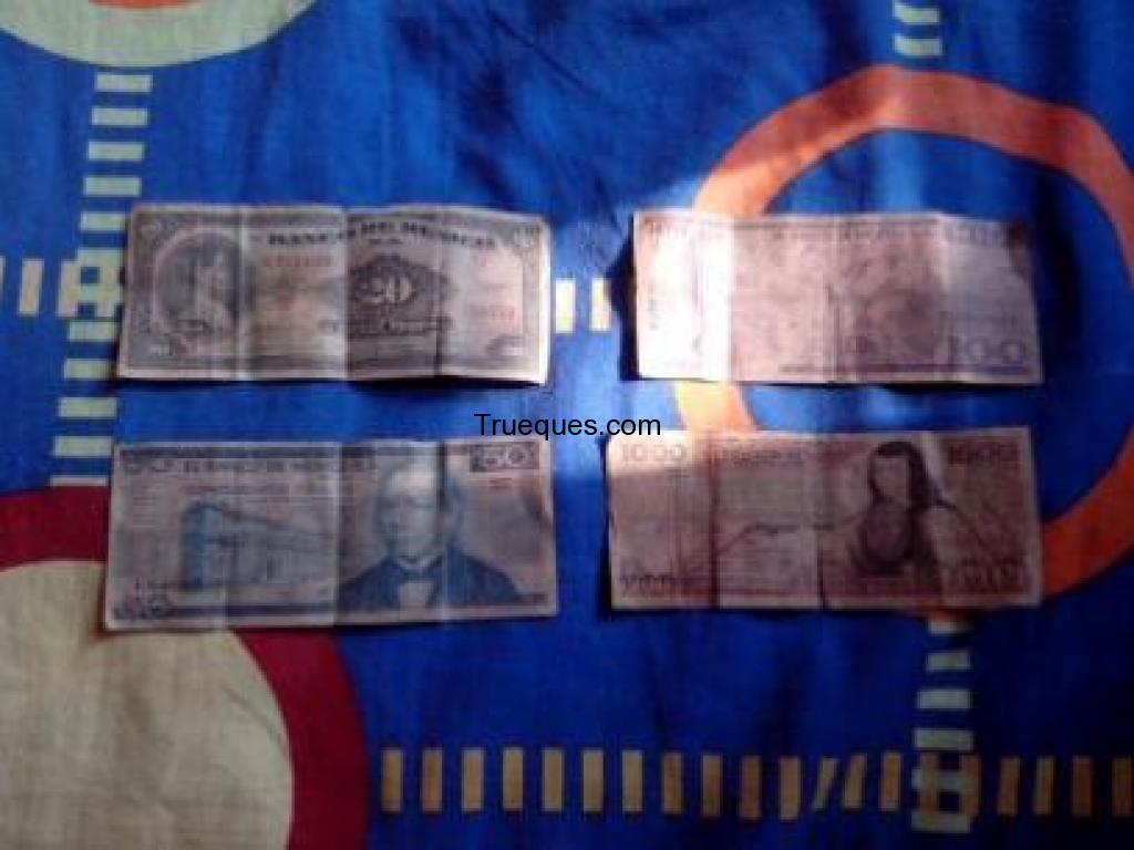 Billetes antiguos mexicanos