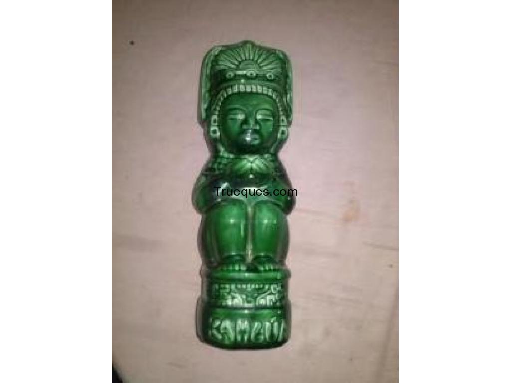 Botella de porcelana antigua