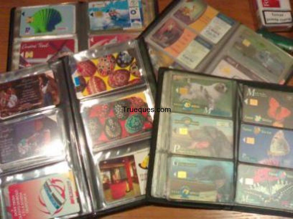 Cambio tarjetas telefonicas por camara