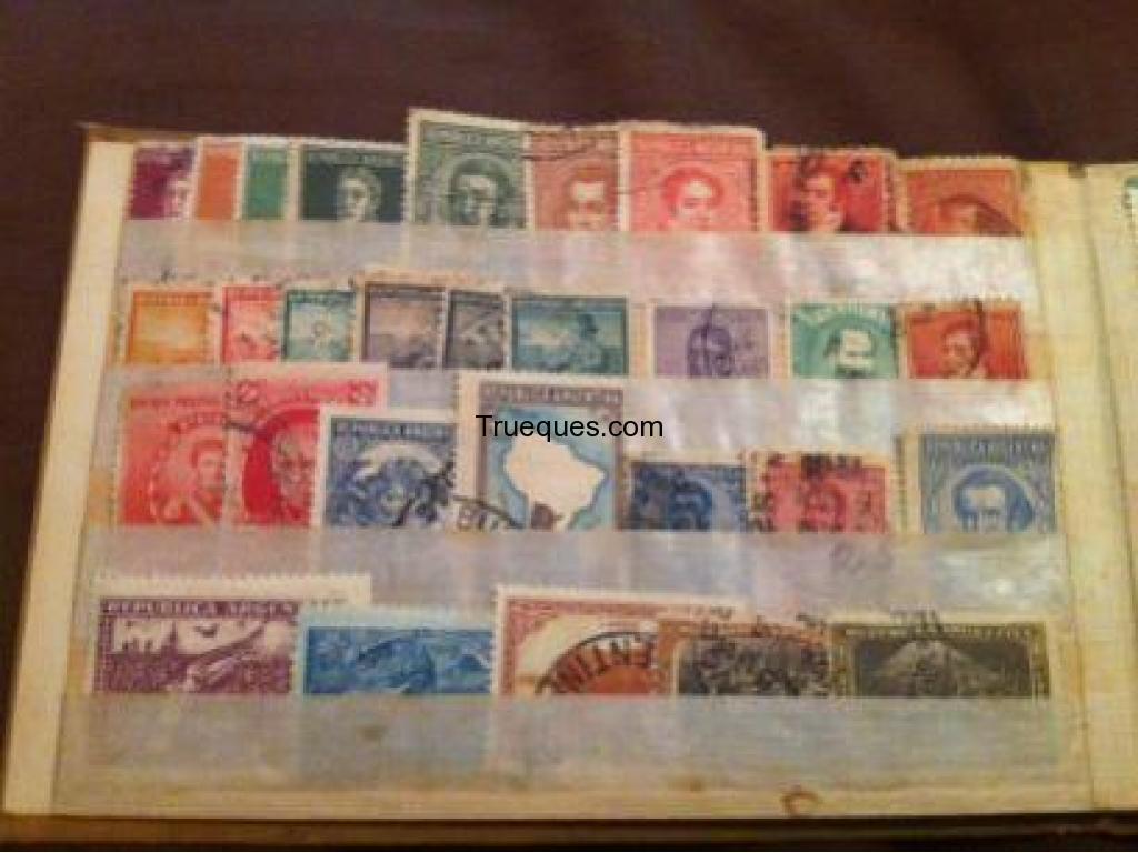 Coleccion de estampillas del mundo