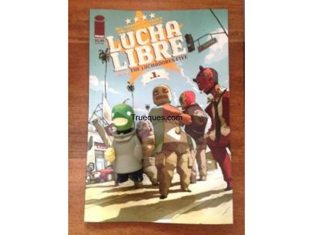 Comic luchadores five