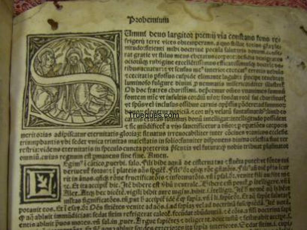 Tres incunables del siglo xv