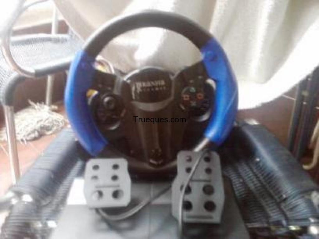 Cambio volante con pedales para ps2