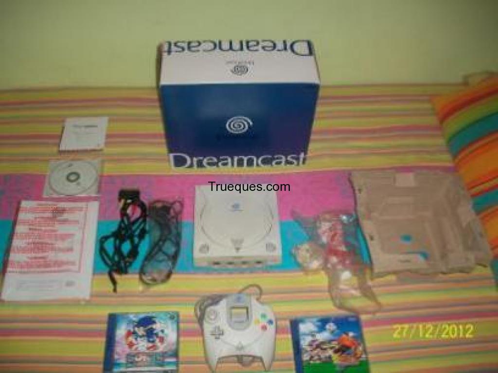 Dreamcast con 2 juegos originales