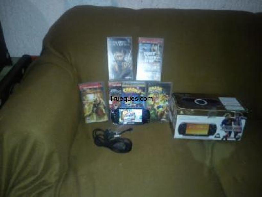 Psp slim 3 color negro