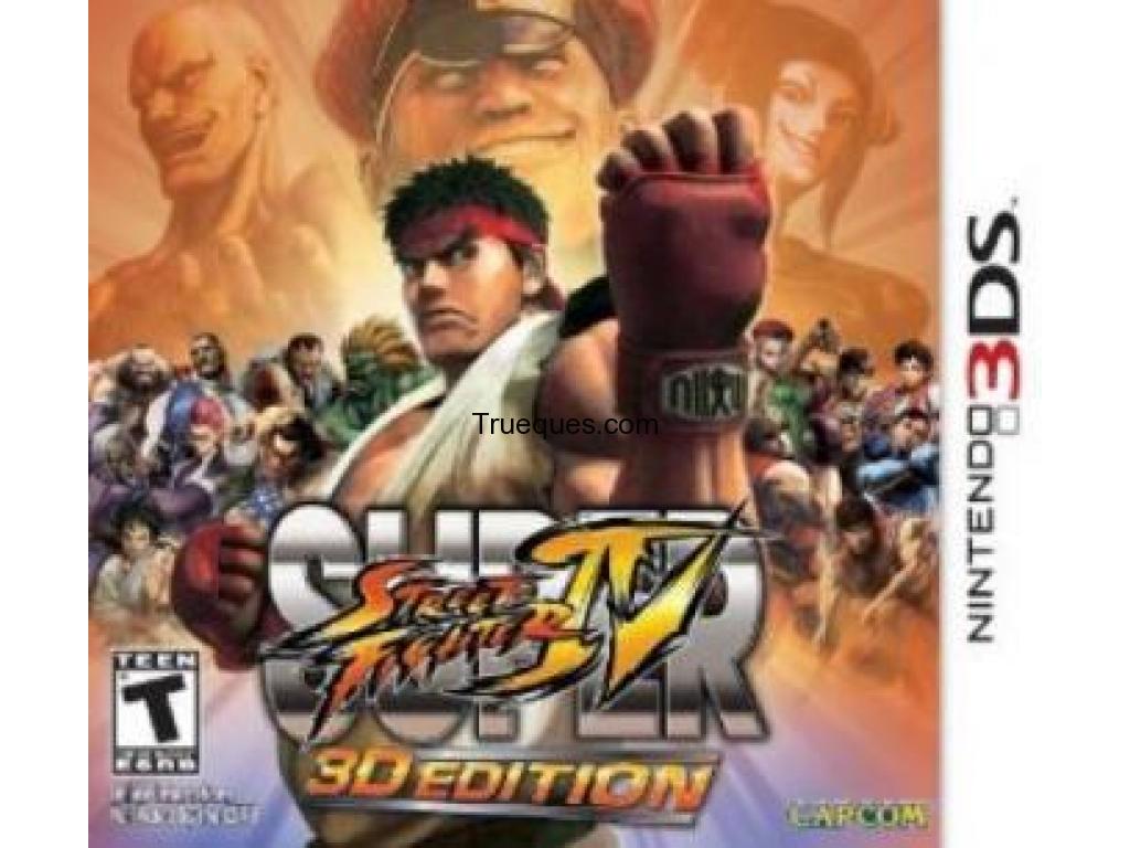 Quiero cambiar un juego nintendo3ds super street fighter
