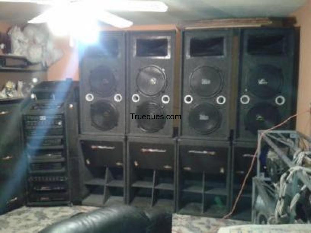 Trueque de luz y sonido profesional