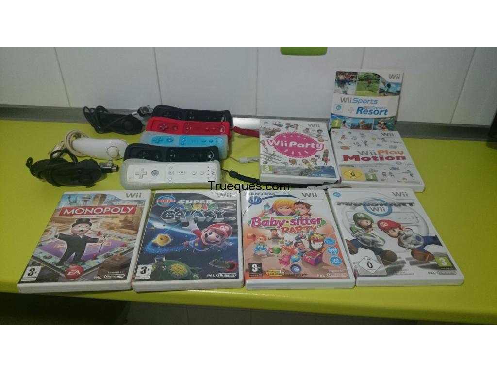 Wii completa con muchos extras