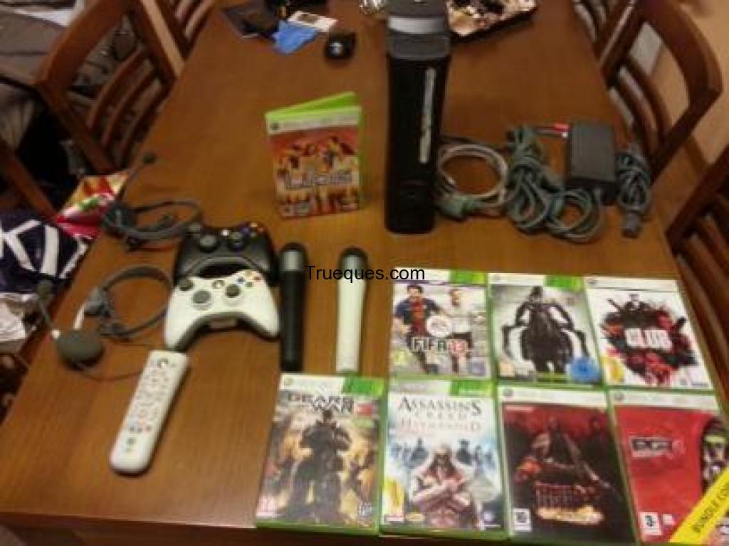 Xbox 360 con juegos