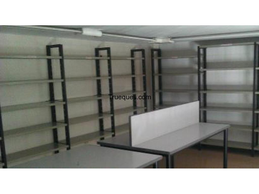 Cambio estanterias de varios tipos