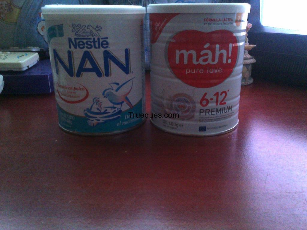 Leche nan de nestle y mah pure love